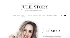 Desktop Screenshot of julie-story.com