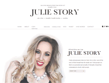 Tablet Screenshot of julie-story.com